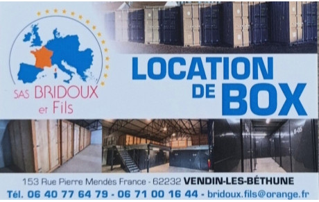 SAS BRIDOUX ET FILS LOCATION DE BOX